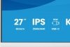 IIYAMA Monitor  27 cali XB2797QSNP-W1 IPS,QHD,USB-c Dock 96W,HDMI, 350cd,1ms, DP, DisplayPort x1 (Daisy Chain MST max. 2560 x144